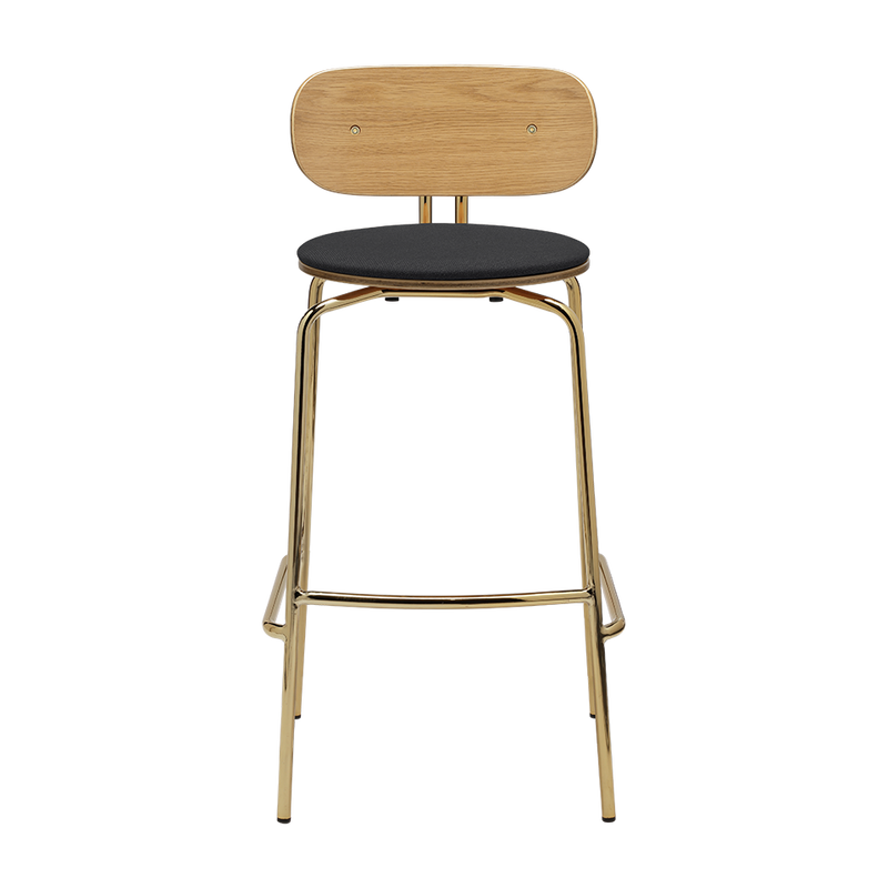 UMAGE Packshot 5918 1C719 04 Curious Bar Stool Oak Brass Shadow (1)