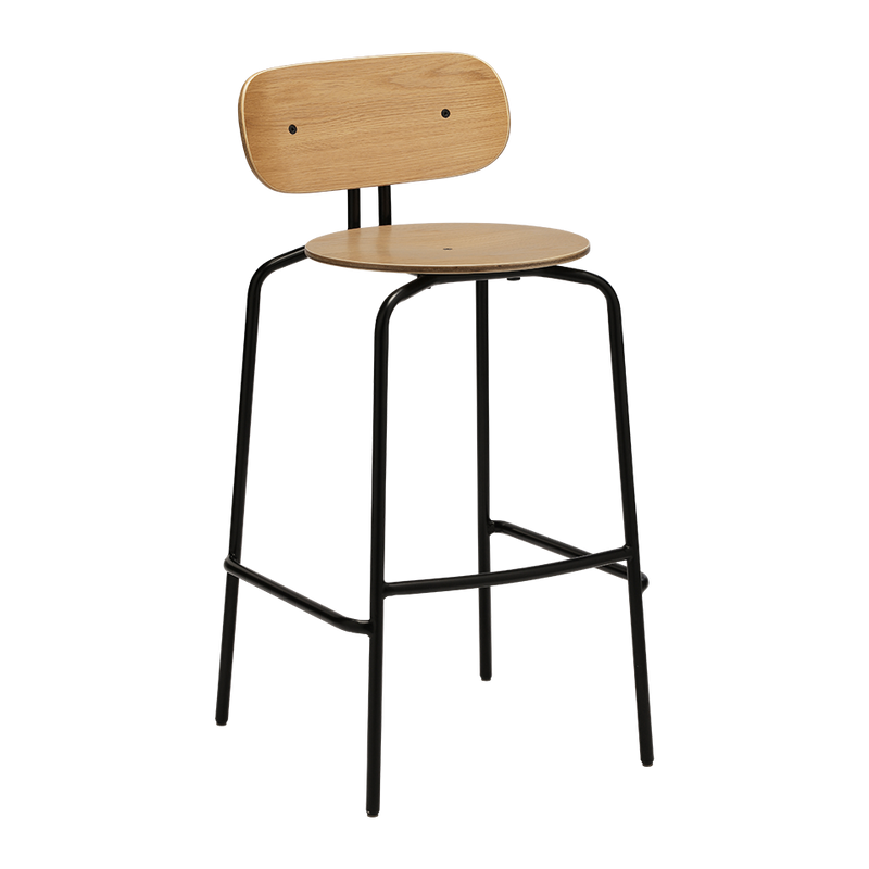 UMAGE Packshot 5918 3 Curious Bar Stool Oak Black (2)
