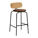 UMAGE Packshot 5918 3C719 19 Curious Bar Stool Oak Black Teddy Brown (2)